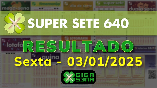 Resultado da Super Sete 640