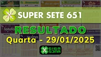 Resultado da Super Sete 651