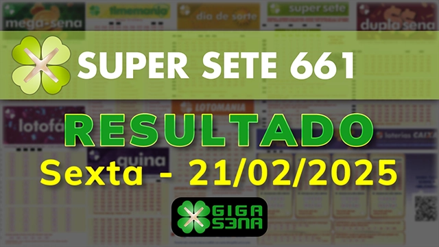 Resultado da Super Sete 661