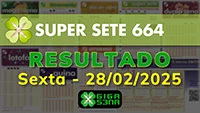 Resultado da Super Sete 664