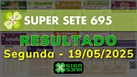 Resultado da Super Sete 695