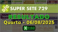 Resultado da Super Sete 729