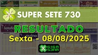 Resultado da Super Sete 730