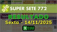 Resultado da Super Sete 772