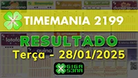 Resultado da Timemania 2199