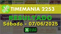 Resultado da Timemania 2253