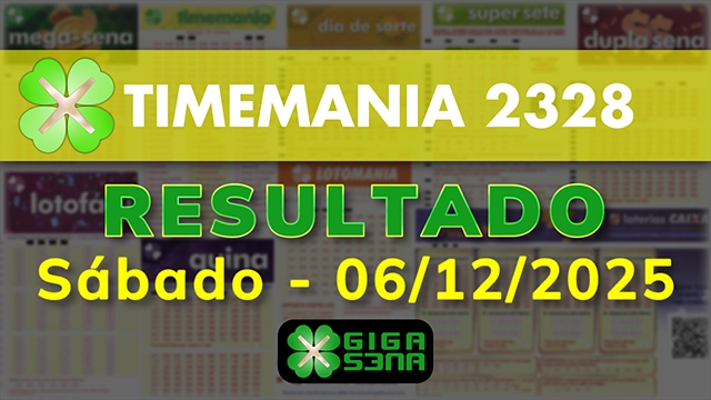 Resultado da Timemania 2328