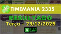Resultado da Timemania 2335