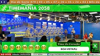 Sorteio da Timemania 2058 - Foto: Reprodução / Caixa