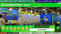 Sorteio da Timemania 2061