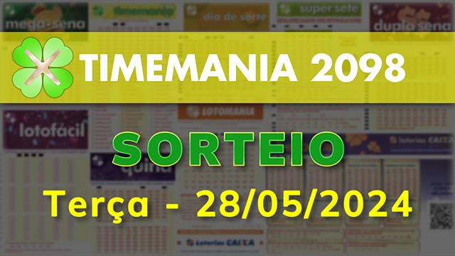 Sorteio da Timemania 2098