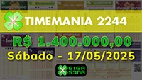 Sorteio da Timemania 2244