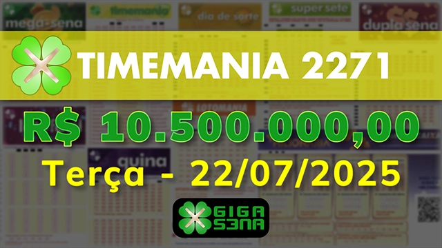 Sorteio da Timemania 2271