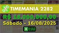 Sorteio da Timemania 2282