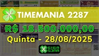 Sorteio da Timemania 2287