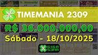 Sorteio da Timemania 2309